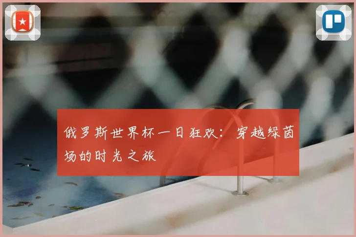 俄罗斯世界杯一日狂欢：穿越绿茵场的时光之旅